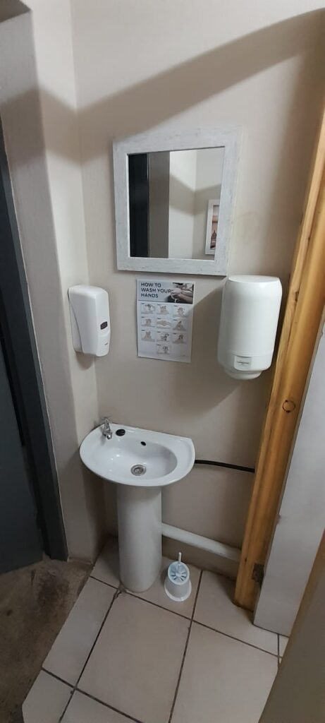 Restroom basin